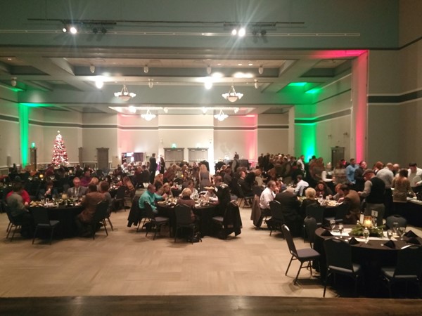 Realtor Christmas Dinner and Induction at the Convention Hall in Enid